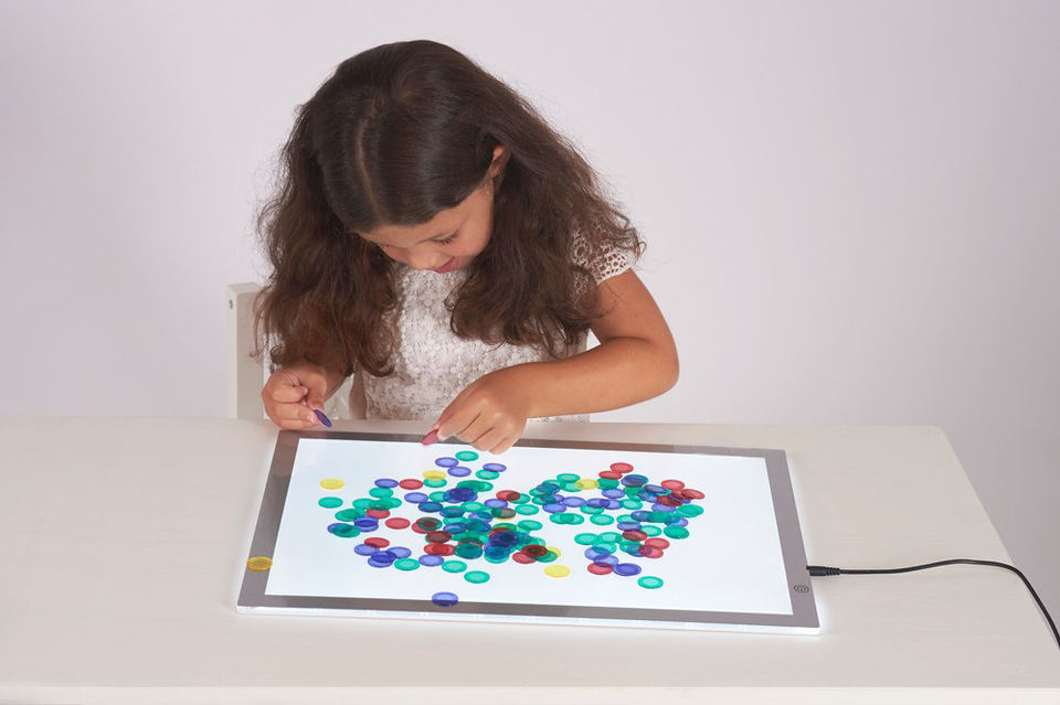 Educational Sensory Activity Play Table Children Light Sensory Table for Kids (CROSS BORDER)_img_2