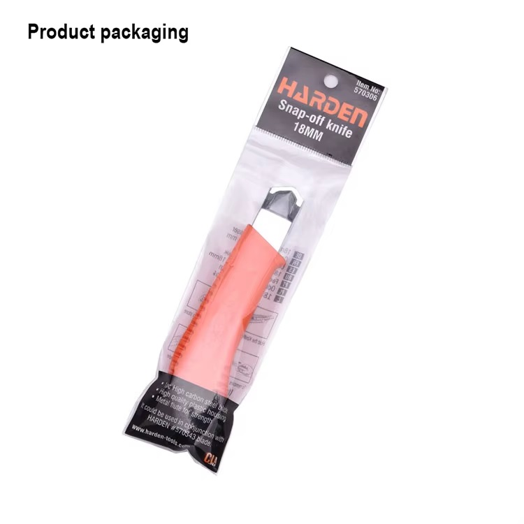 HARDEN 570306 Professional Snap-Off Cutter, 18mm x 150mm, Plastic Cutter, Utility Knife, Anti cutter; Model: 570306_img_2