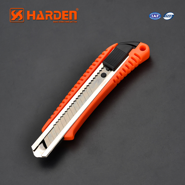 HARDEN 570306 Professional Snap-Off Cutter, 18mm x 150mm, Plastic Cutter, Utility Knife, Anti cutter; Model: 570306_img_3