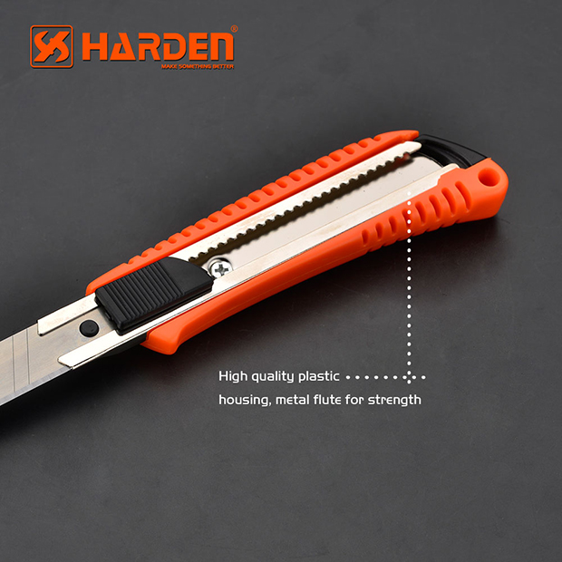 HARDEN 570306 Professional Snap-Off Cutter, 18mm x 150mm, Plastic Cutter, Utility Knife, Anti cutter; Model: 570306_img_4