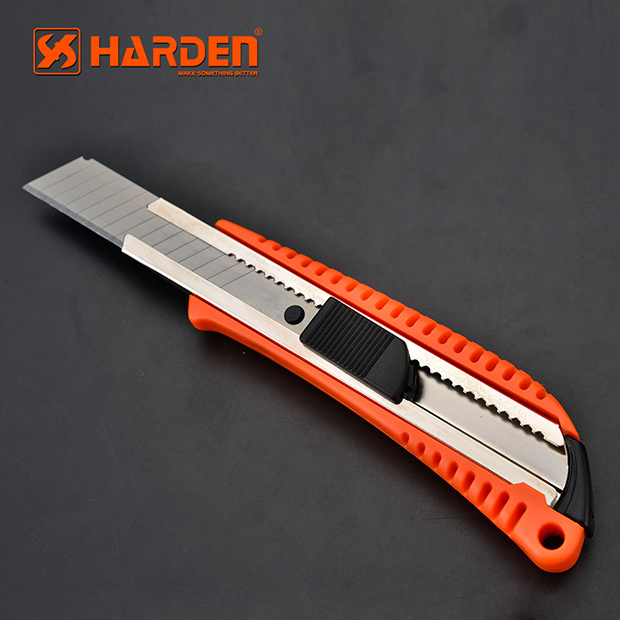 HARDEN 570306 Professional Snap-Off Cutter, 18mm x 150mm, Plastic Cutter, Utility Knife, Anti cutter; Model: 570306_img_6