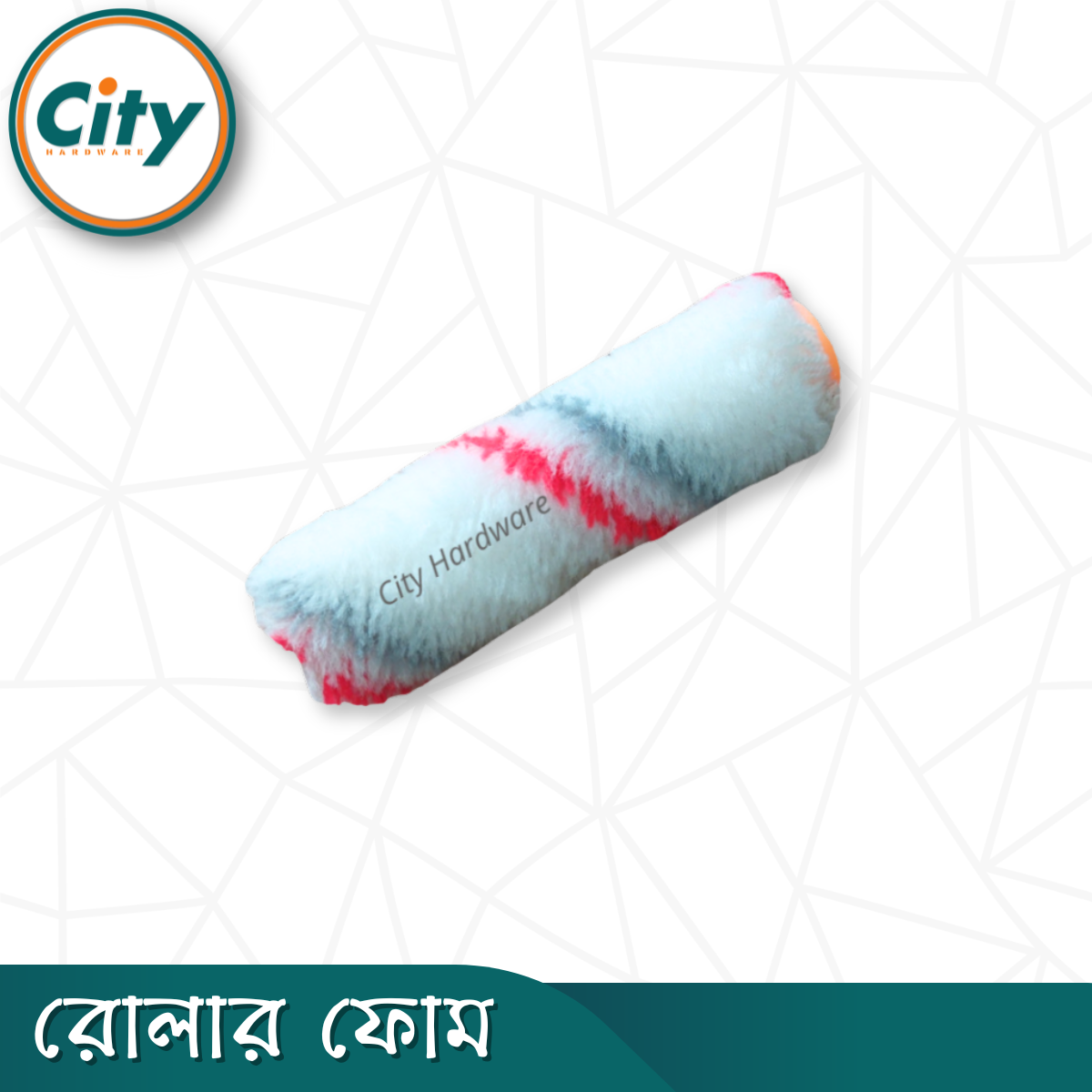 ৫ পিস ৪ ইঞ্চি পেইন্ট রোলার ব্রাশ ফোম ওয়াল পেইন্টিং সুতা রোলার ফোম_img_1