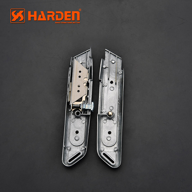 HARDEN 570323 Universal Knife, 150mm, 30MM Width Blade, Zinc Alloy Housing Utility Cutter Professional Quality, Folding Utility Knife, Multi Hand Cutting Tool Box, Cutter Knife Cutter; Model: 570323_img_2