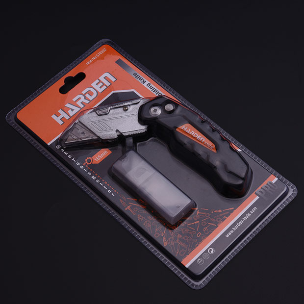 HARDEN 570332 Folding Anti Cutter 165mm with 5Pcs Refill, Multi Hand Cutting Tool Box, Cutter Knife Cutter; Model: 570332_img_8