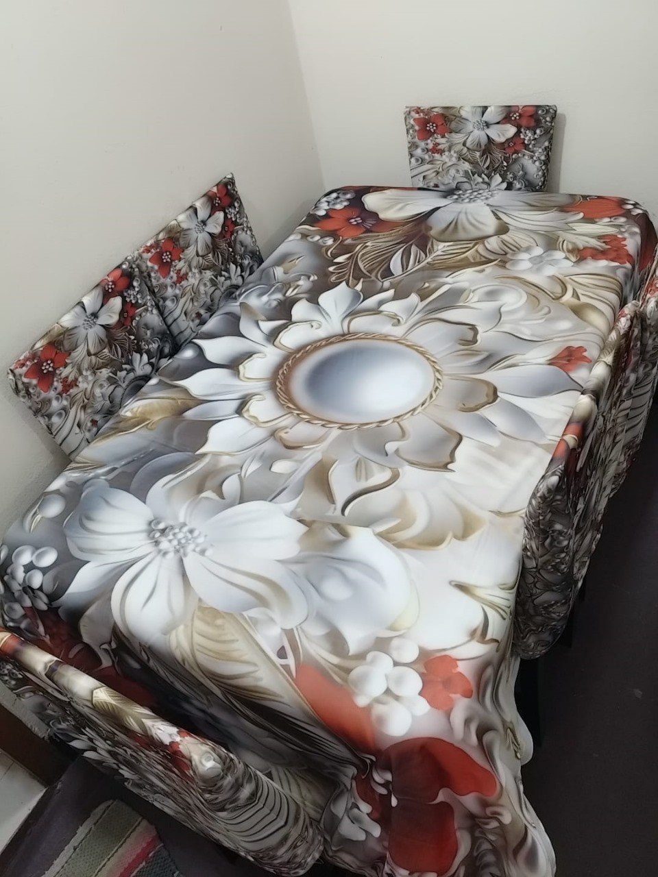 চমৎকার 3D প্রিন্টেড টেবিল ক্লথ সেট:_img_7