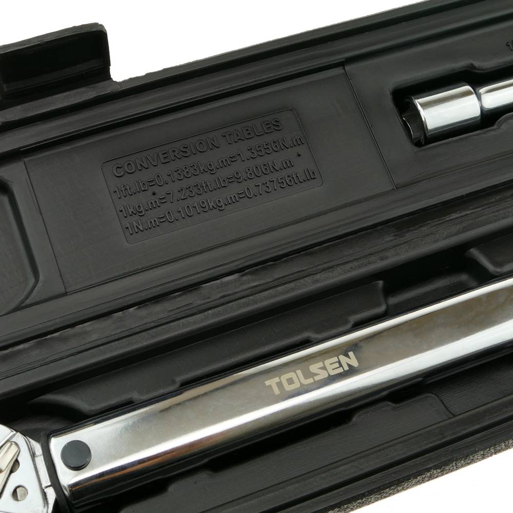 TOLSEN 16010 Automatic Torque Wrench Set | 1/2" Drive | 40-210Nm | ±4% Accuracy | GS Approved | Includes Extension Bar | Model: 16010_img_7