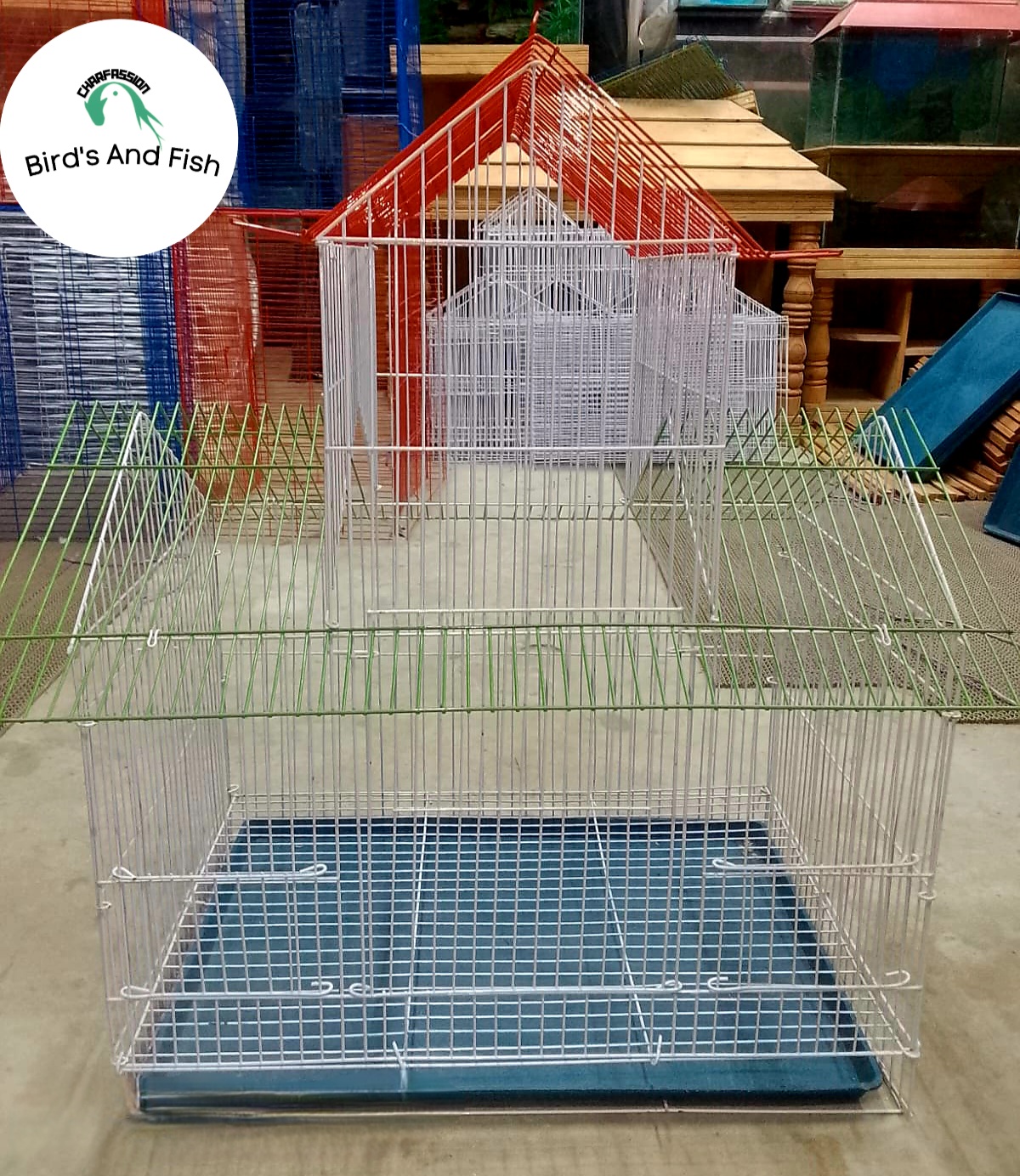 ১২×১৮ ঘর খাঁচা (GI Wire Bird Cage)
