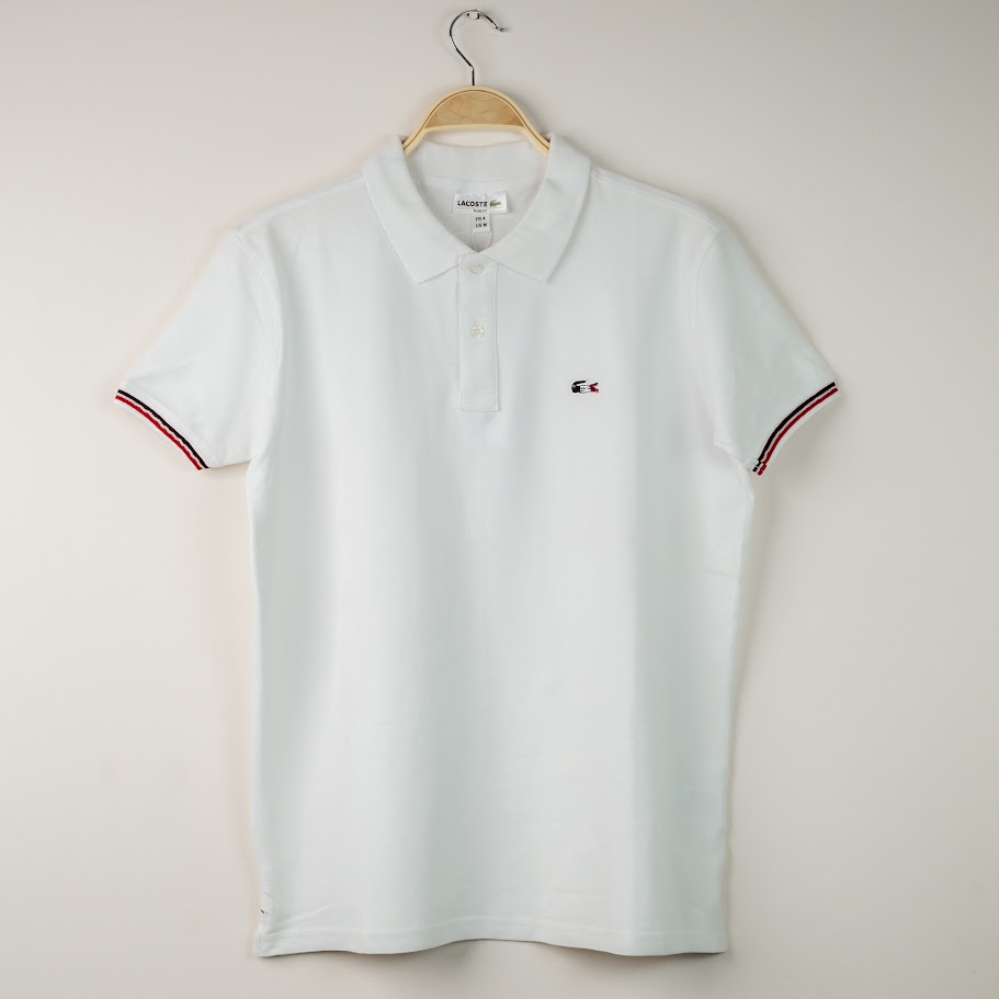 L1 100% Combed Cotton Polo White