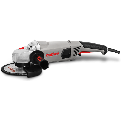CROWN CT13500S 7" Professional Angle Grinder With Soft Start, 2200W, 180mm, Rear switch; CT13500S - 180