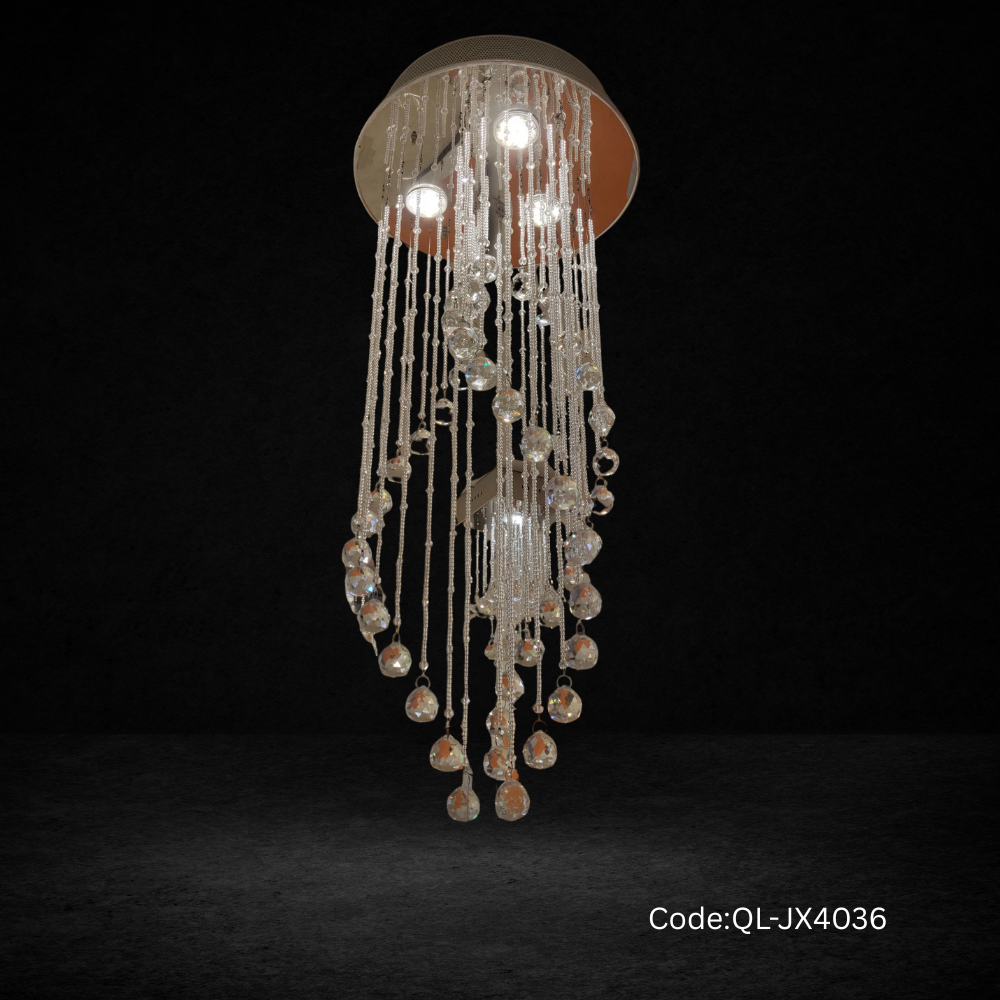 Qulik Modern Chandelier Decorative Hanging Dynamic Sound Shape LED Ceiling Light (QL-JX4036)_img_0