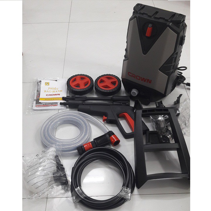 Crown CT42020 ,1400W Professional High Pressure Washer Car Washer Bike Washer Cleaner, Max 100bar, 5.5L/min Model: CT42020_img_1