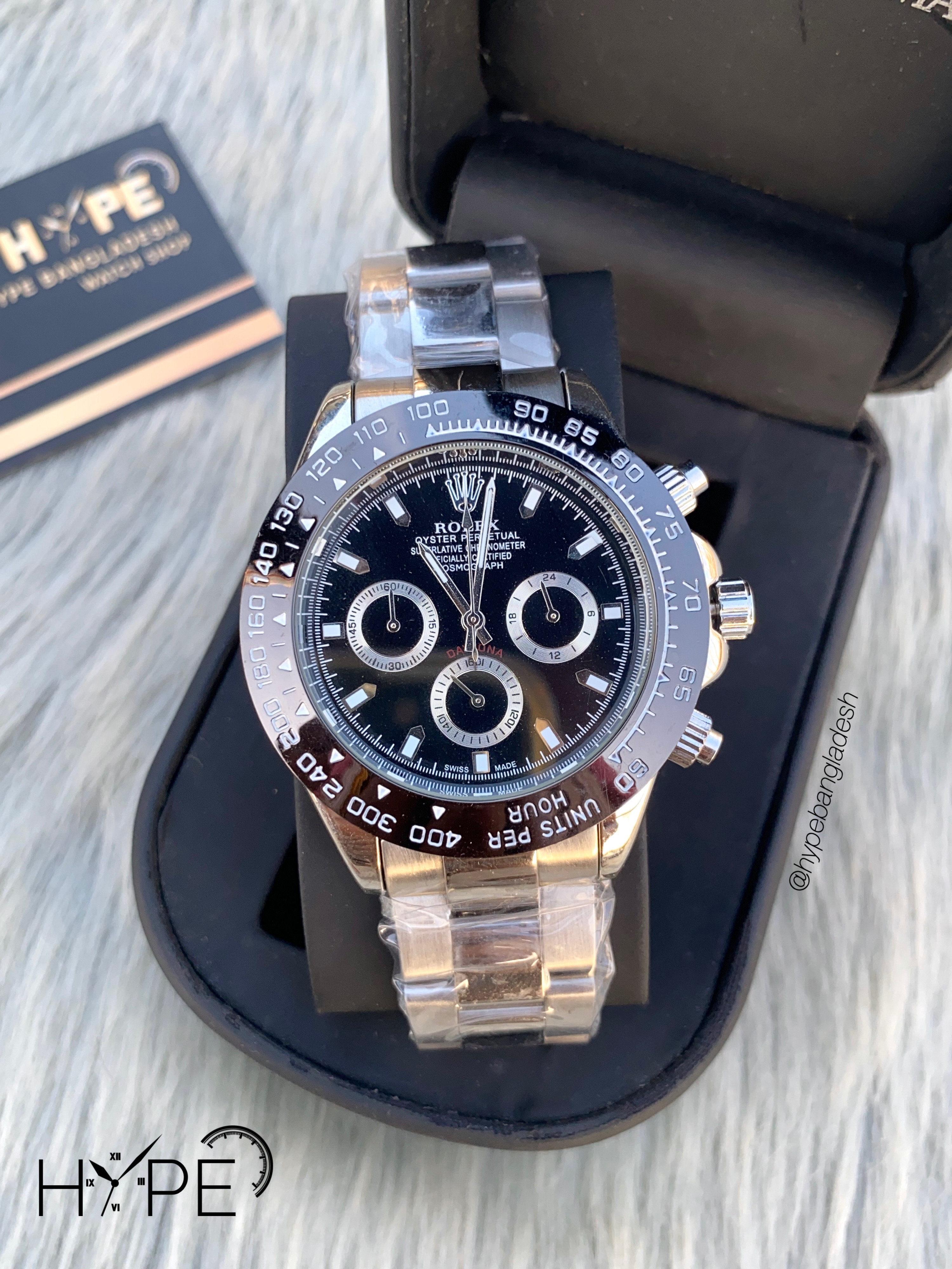 R0LEX Daytona chronograph (Black Dial)