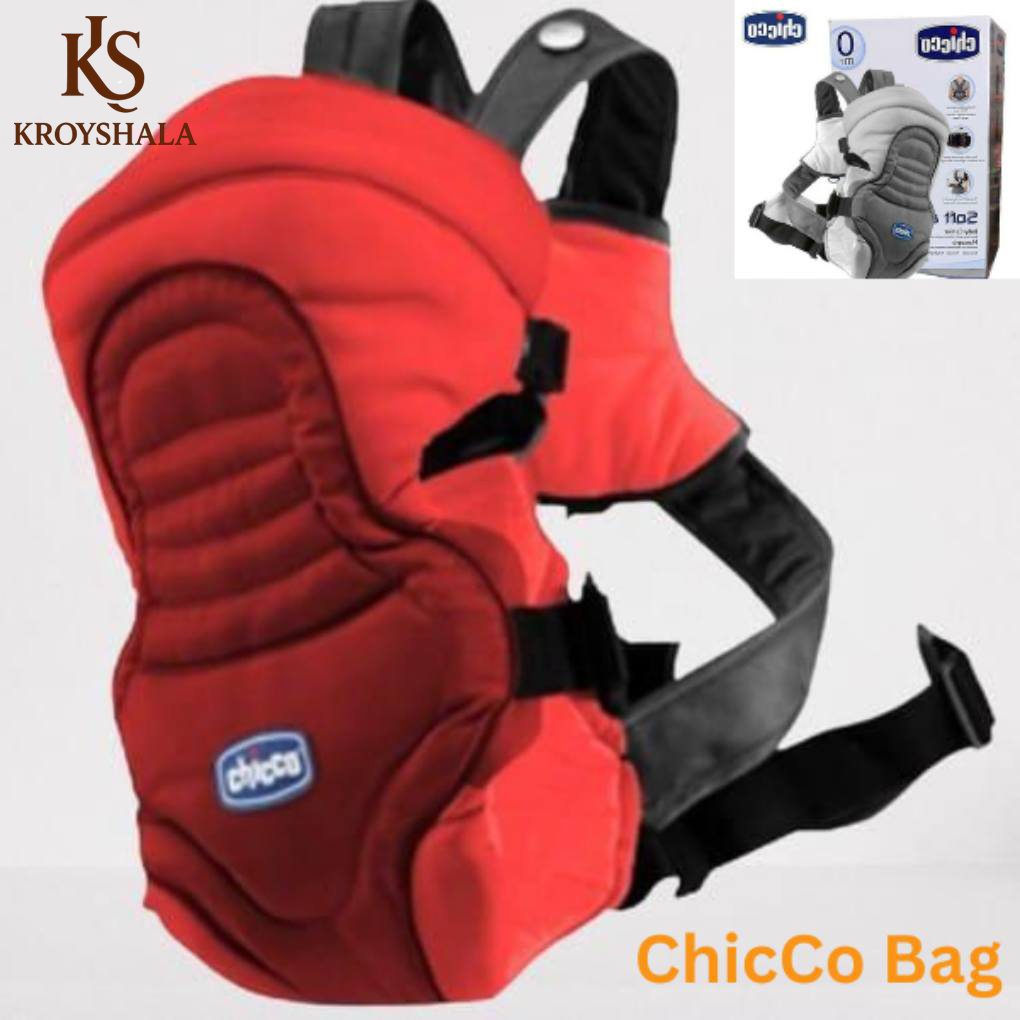Chicco Baby Carrier Bag Blue, Red, Grey- বেবি ক্যারিয়ার ব্যাগ_img_2