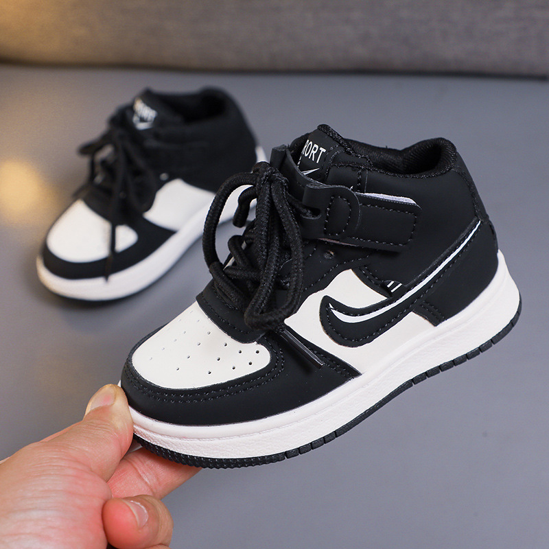 Kids High Top Iconic Style Breathable Sneakers (1 to 5 years)_img_1