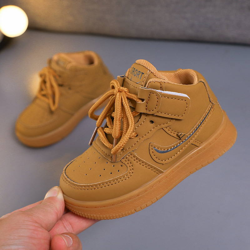 Kids High Top Iconic Style Breathable Sneakers (1 to 5 years)_img_2