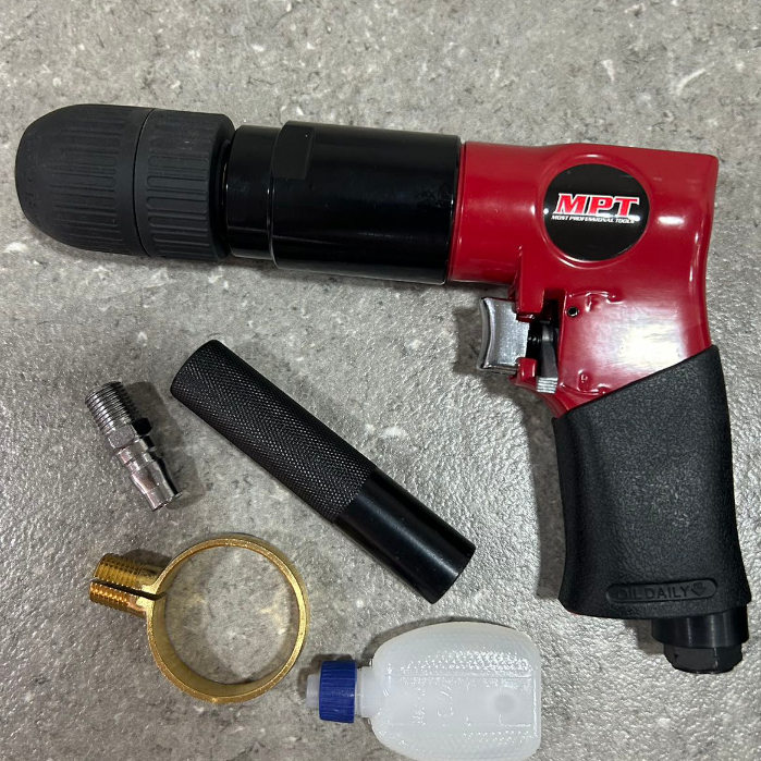 MPT MAD7104 Air Drill, 6.9bar, Air lnlet: 1/4”, Collect Size : 10mm, Model: MAD7104_img_2