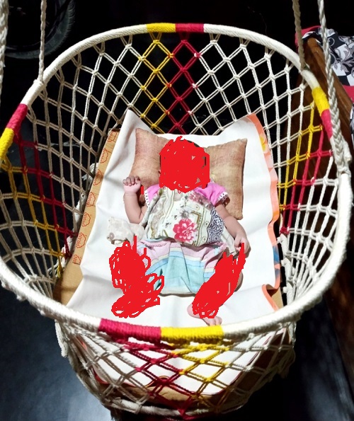 বাচ্চাদের সুতার তৈরি দোলনা- Dolna Baby Cardel Mixed Jute Up To 30Kg For Children'S - Image 2