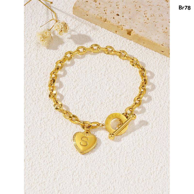 letters love OT buckle  bracelet Br78(Materials: Stainless steel Color guarantee)_img_2