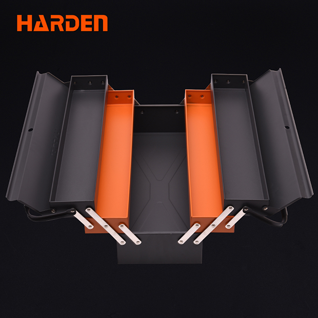 HARDEN 520202 17" Steel Tools Box, Professional 5 Draw  Metal Tools Box (420x200x205mm); 520202_img_1