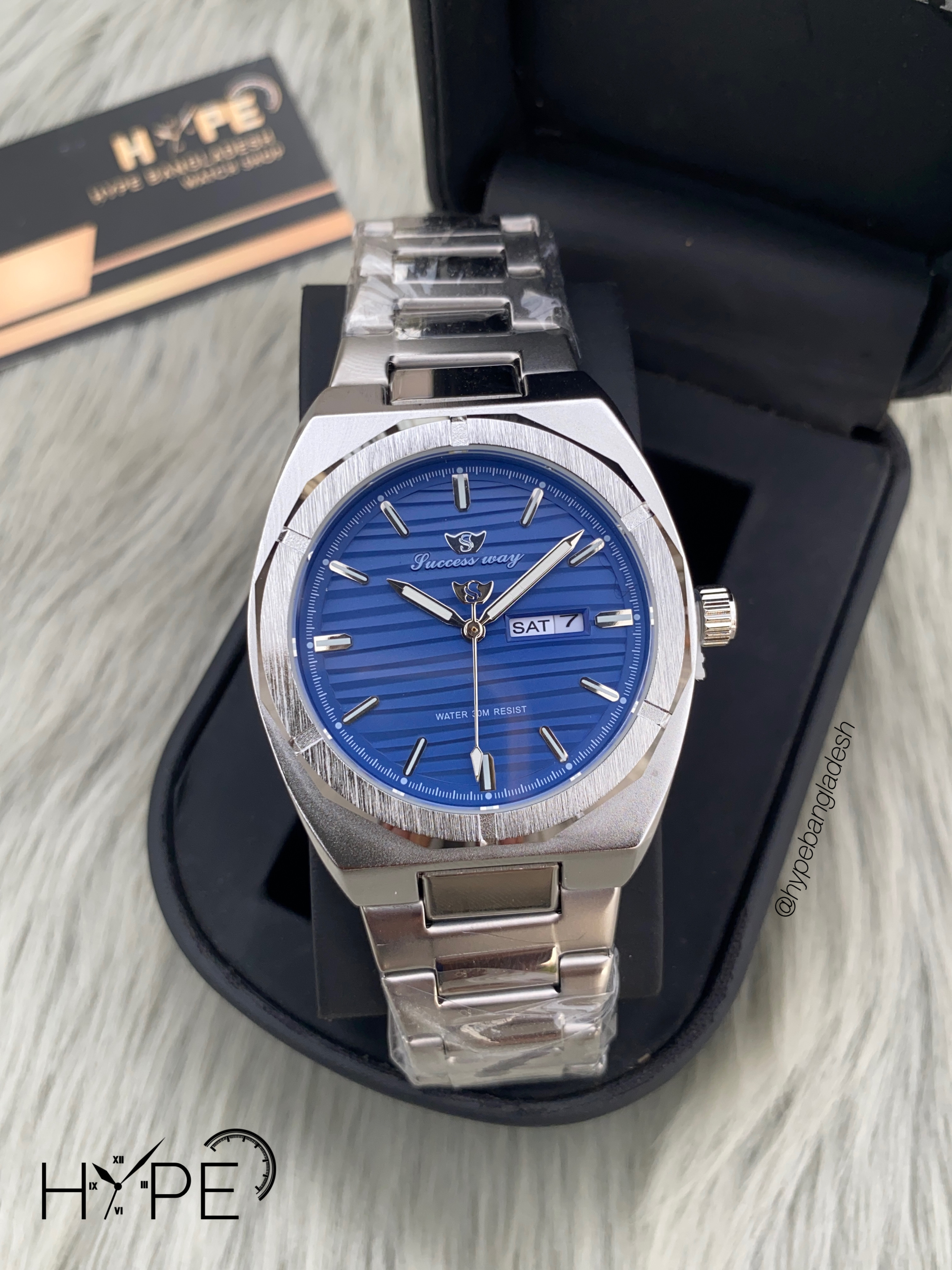 Success Way DayDate Quartz (Black Dial)