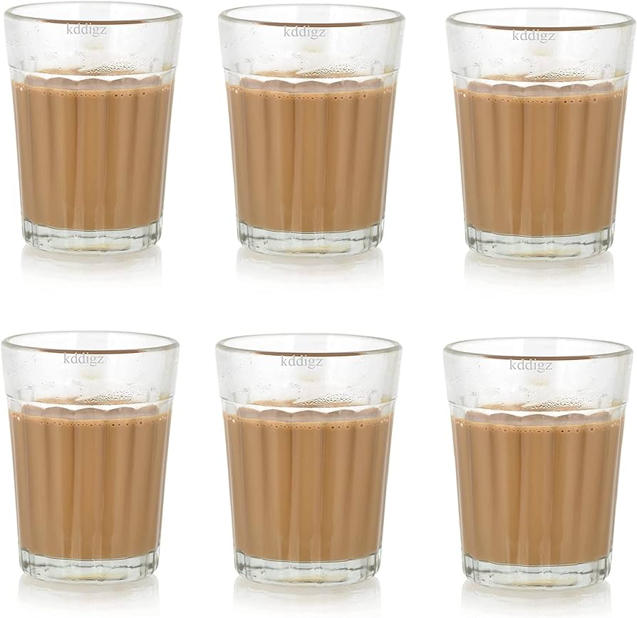 Indian Cutting Chai Tea Cup (Kach)- Set Of 6 - Image 2