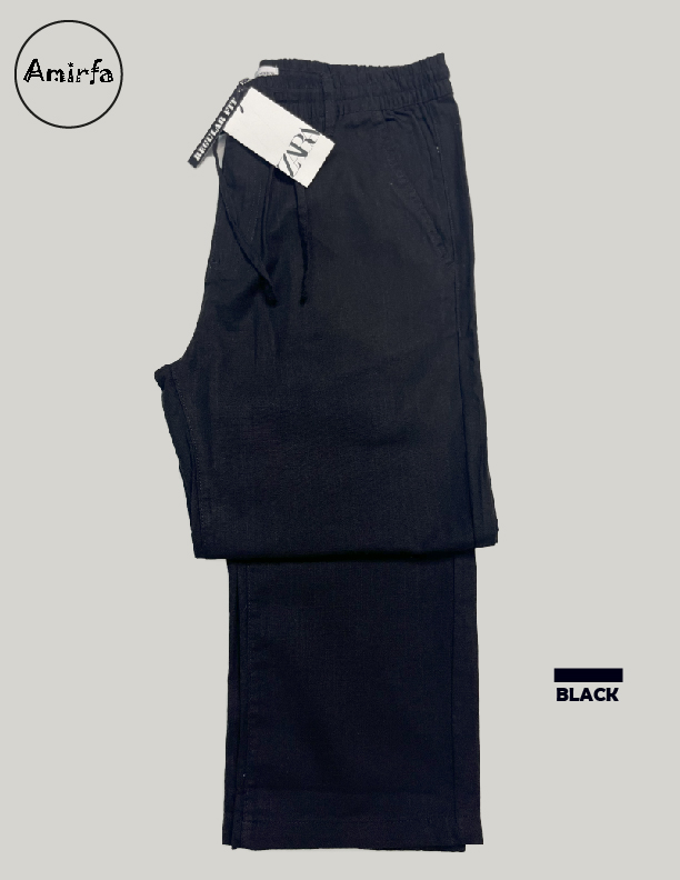 Khaki + Black Combo – Premium Ramie Cotton Trousers ._img_2