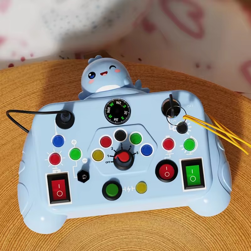 Kids Educational Learning Activities Baby Game Autism Sensory Montessori Busy Board Toys for Toddlers(CROSS BORDER)