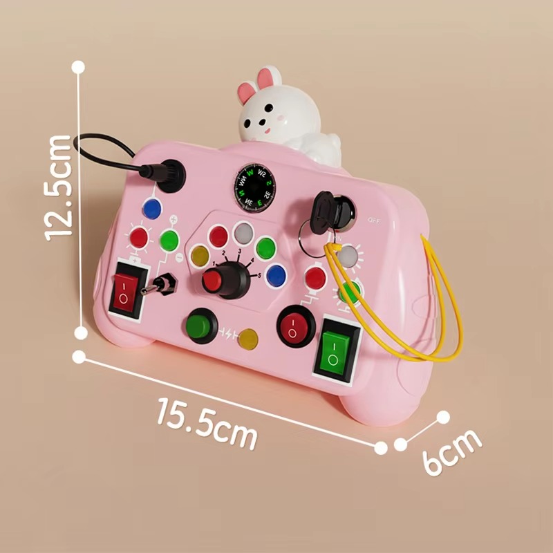 Kids Educational Learning Activities Baby Game Autism Sensory Montessori Busy Board Toys for Toddlers(CROSS BORDER)_img_6