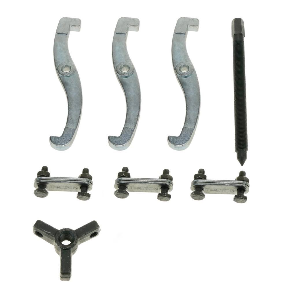 TOLSEN 65010 3" 3-Jaw Gear Puller, Adjustable, Forged Steel, Zinc Plated | Model: 65010_img_4
