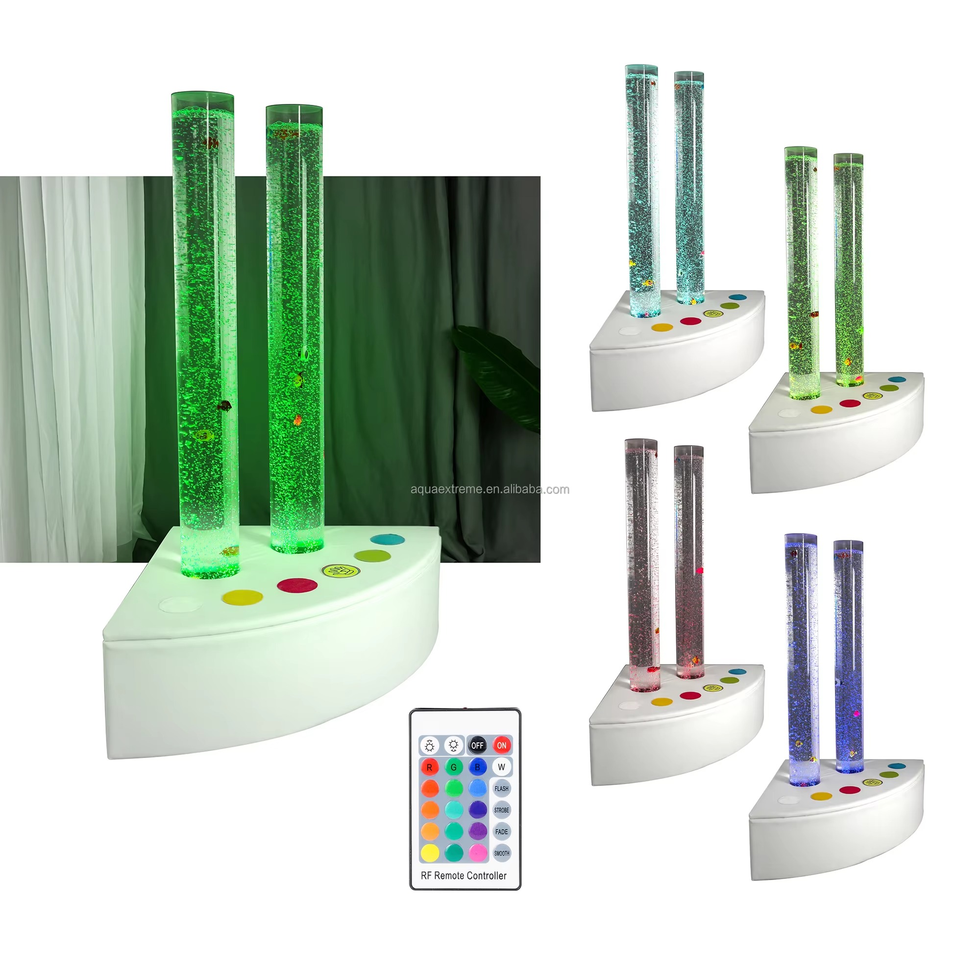 Sensory Play Experience Water Bubble Tube LED LIGHT  for Children with Autism (CROSS BORDER)_img_0