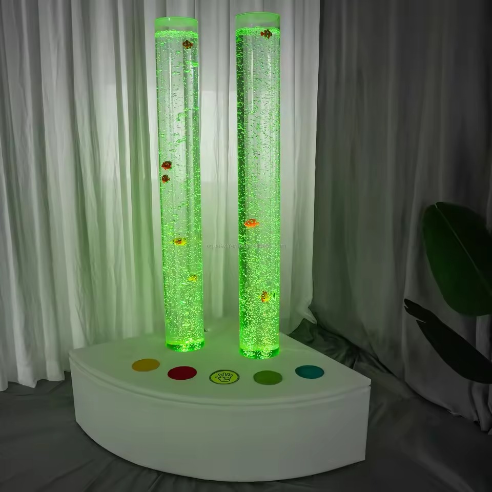Sensory Play Experience Water Bubble Tube LED LIGHT  for Children with Autism (CROSS BORDER)_img_1
