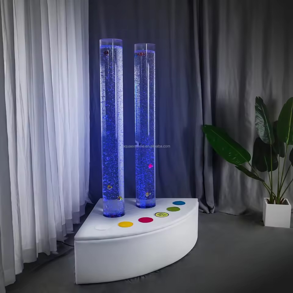 Sensory Play Experience Water Bubble Tube LED LIGHT  for Children with Autism (CROSS BORDER)_img_2