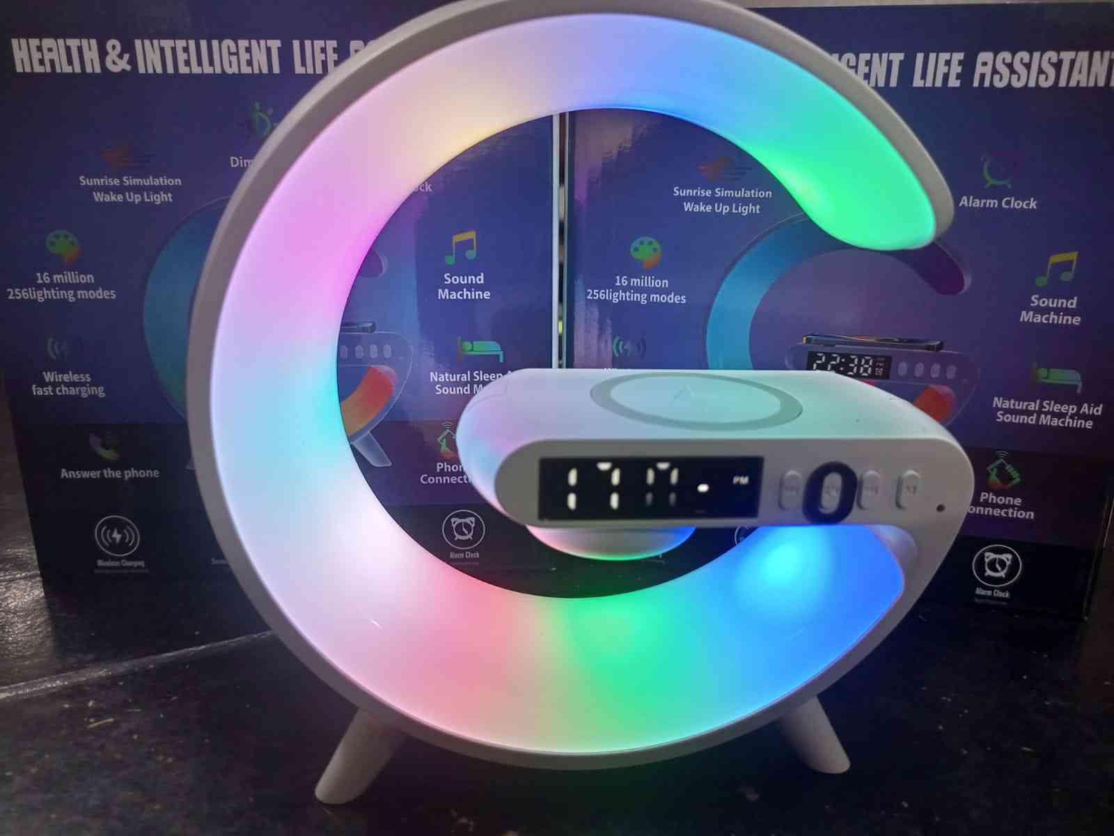 ............ G63 Intelligent Atmosphere RGB Light Bluetooth Speaker With Wireless Charging