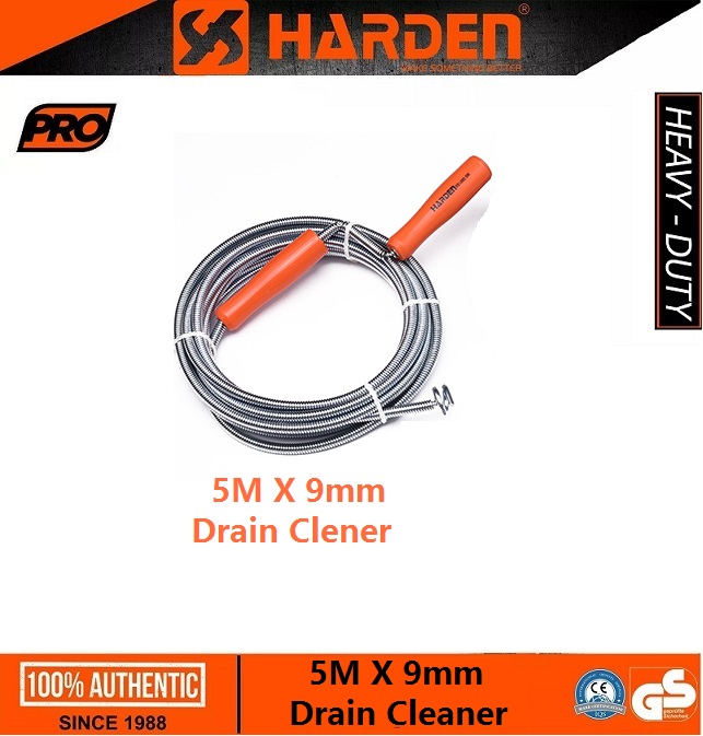 HARDEN Spring Drain Cleaner (3M x 6mm | 5M x 9mm | 10M x 9mm) | 601003 | 601005 | 601010_img_2