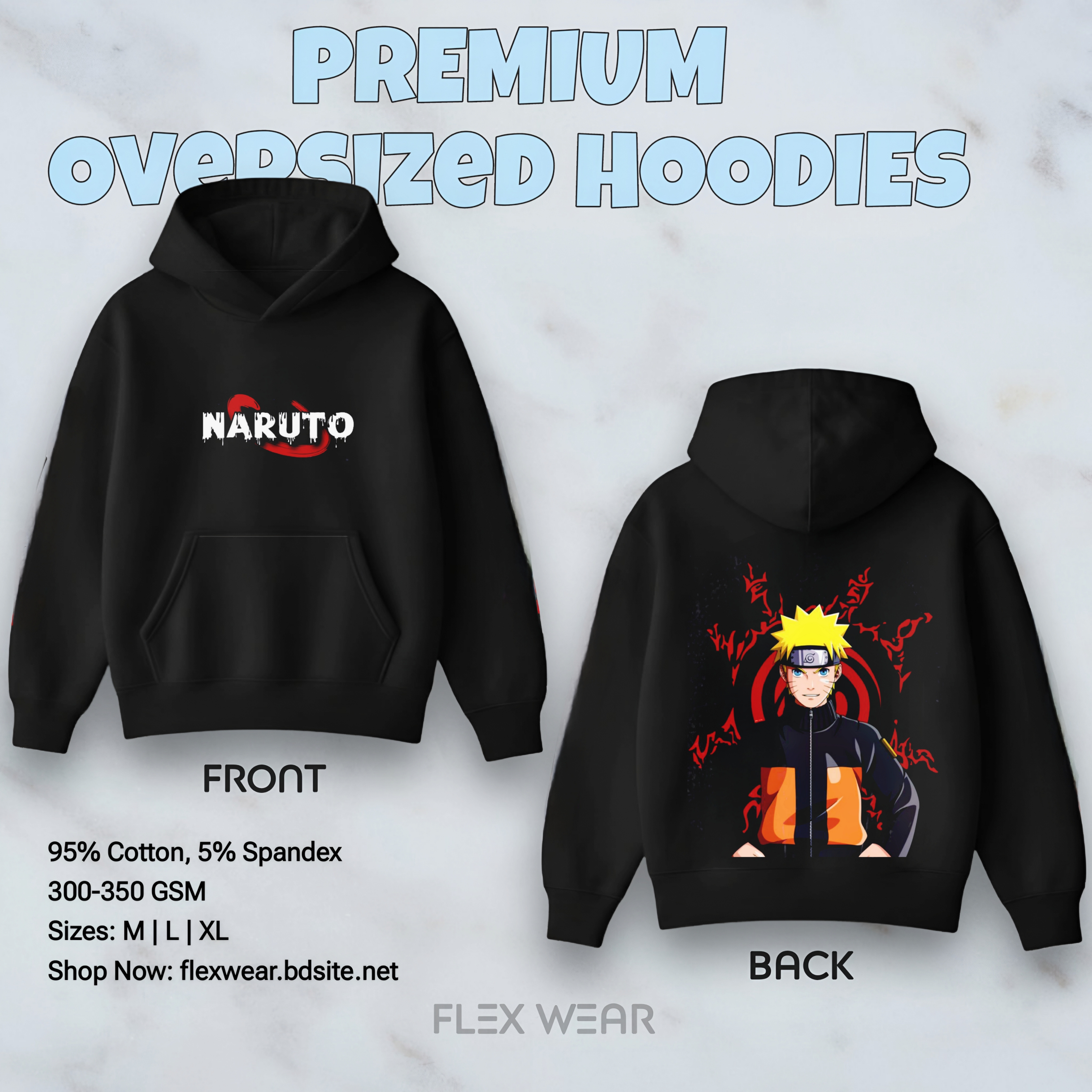 Naruto Oversized Hoodie