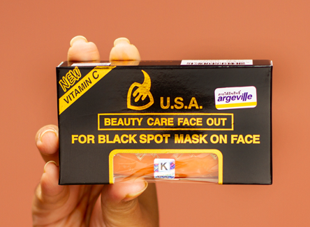 Argeville USA Beauty Care Face Out-For Black Spot Mask on Face