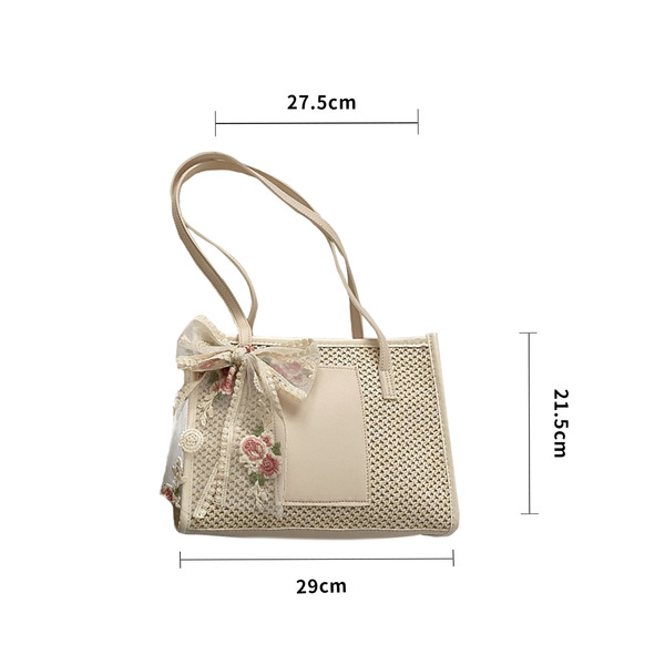 Denim Patchwork Top Handle Crossbody image 7