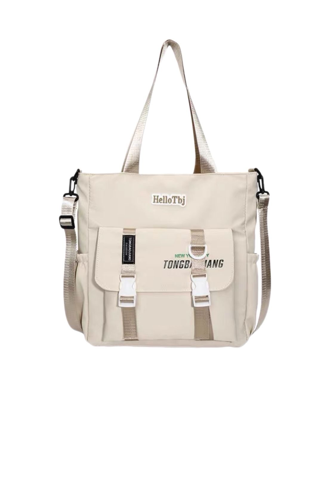 HelloTbj™ Korean Crossbody Shoulder Bag – Cream Casual Edition