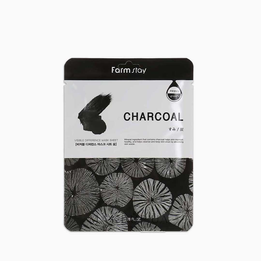 Farmstay Visible Difference Mask Sheet (Charcoal) - 23ml