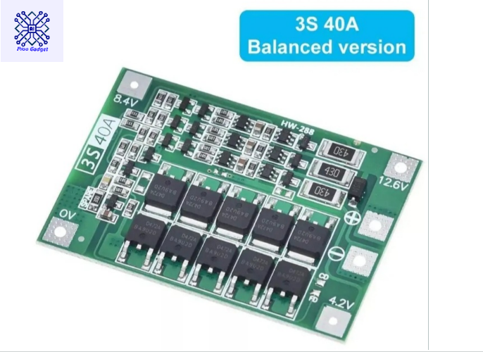 BMS 3S 40A LI-ION LITHIUM BALANCE CHARGER PROTECTION BOARD PCB BMS ENHANCED VERSION