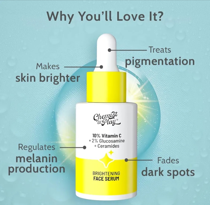 Chemist at Play 10% Vitamin C Face Serum 30ml_img_1