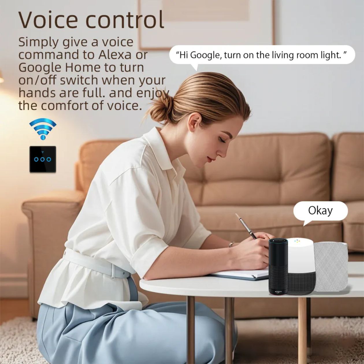 Tuya Smart Wall Switch (1–4 Gang) | App + Bluetooth + Touch + RF Remote + Regulator & Socket_img_9