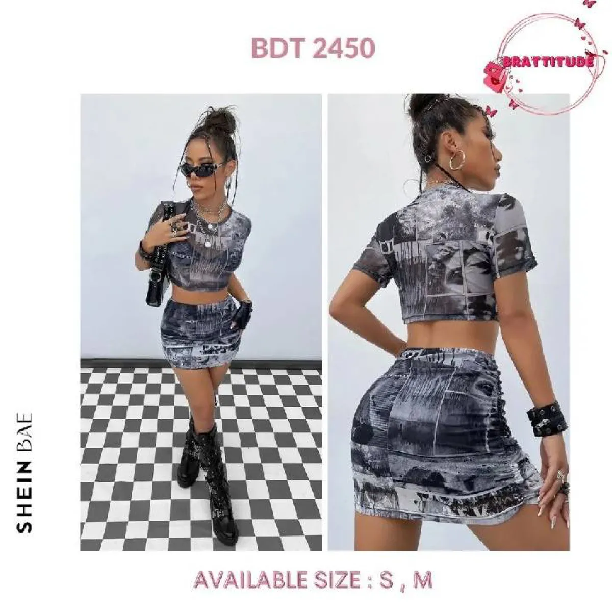 Mesh Top & Skirt