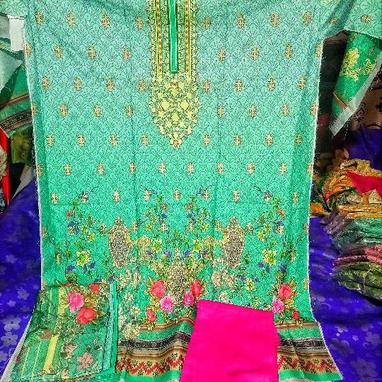 ইন্ডিয়ান ডিজিটাল আরি কাজ থ্রি পিস