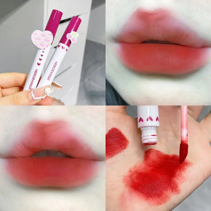 Herorange Girl Lip Gloss 5pcs Set Red Tint_img_1