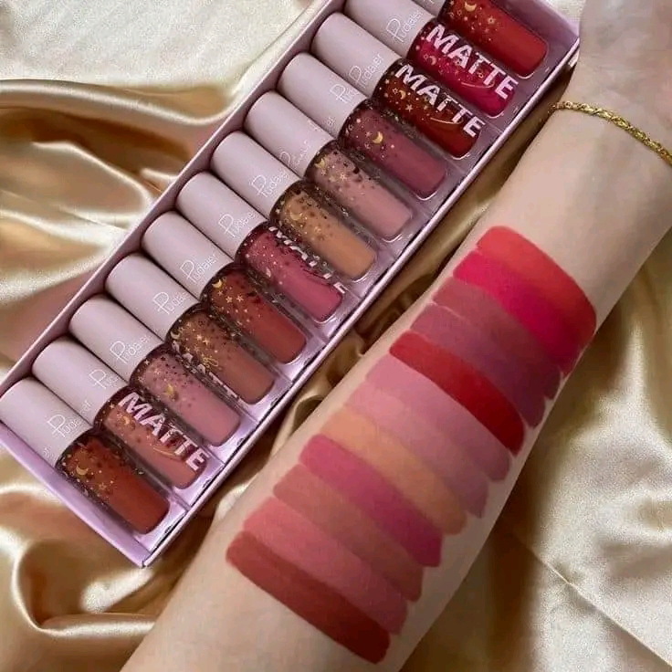 Pudaier 12 pcs matte lipstick set