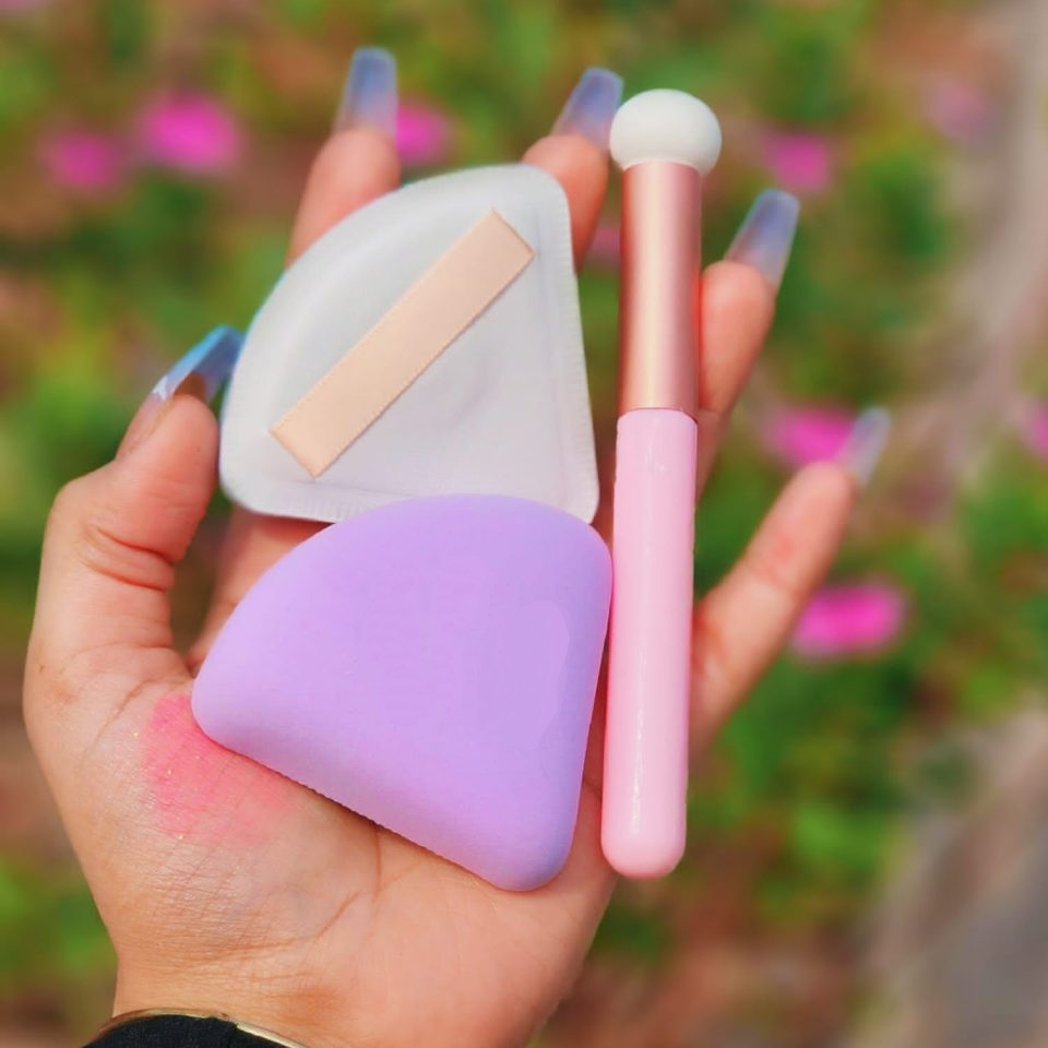 Sweet Beauty 3 Pcs Makeup puff Tools_img_2