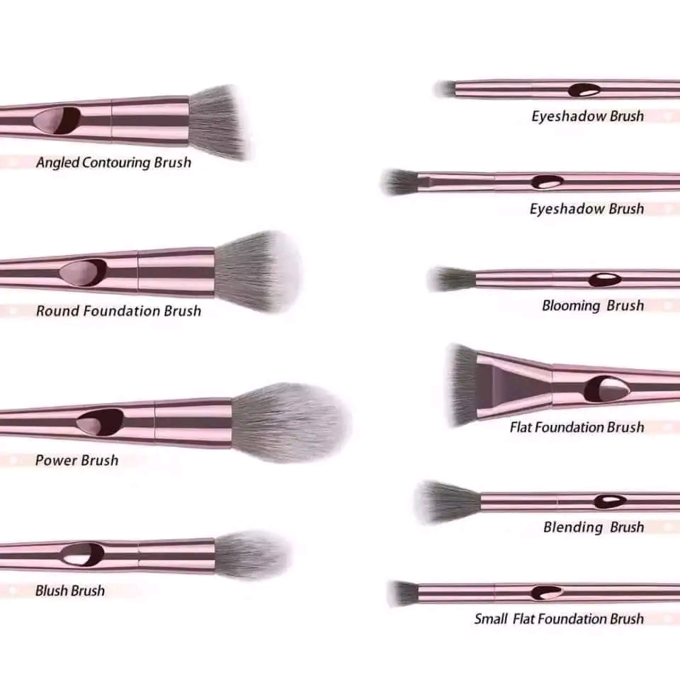 Maange 10pcs makeup brush set with Bag_img_4