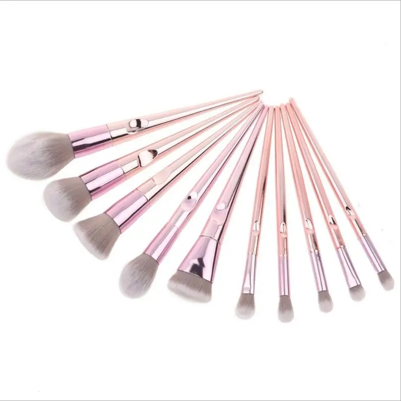 Maange 10pcs makeup brush set with Bag_img_5