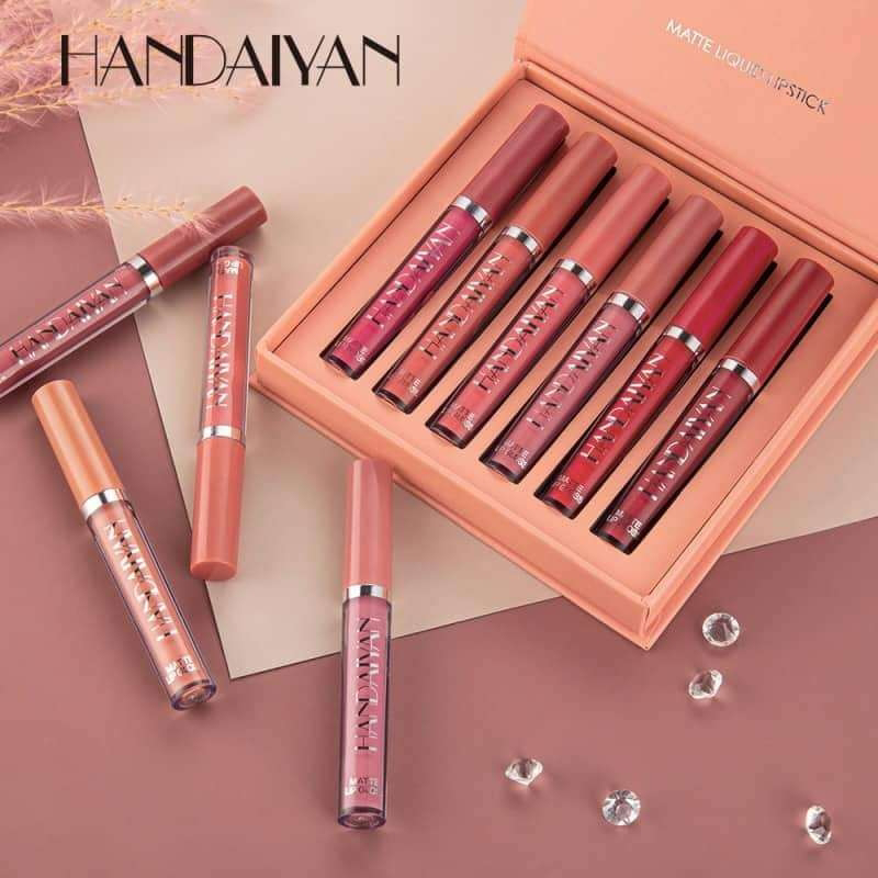 Handaiyan 6pcs Matte Liquid Lipgloss_img_1